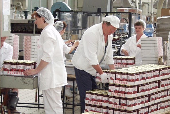 Tvornica voće Podravka u kojoj se proizvode pekmezi i marmelade