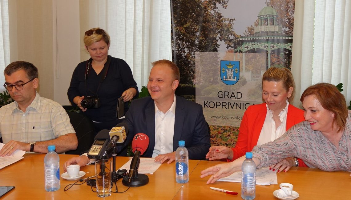 Grad bez prireza i najpovoljniji za ulaganje - gradonačelnik Koprivnice sa suradnicima