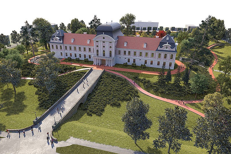 Virovitički dvorac u parku