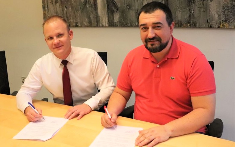Gradonačelnik Koprivnice Mišel Jakšić i poduzetnik Kristijan Krezić