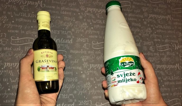 Skuplje mlijeko i male bočice vina zbog povratnih naknada