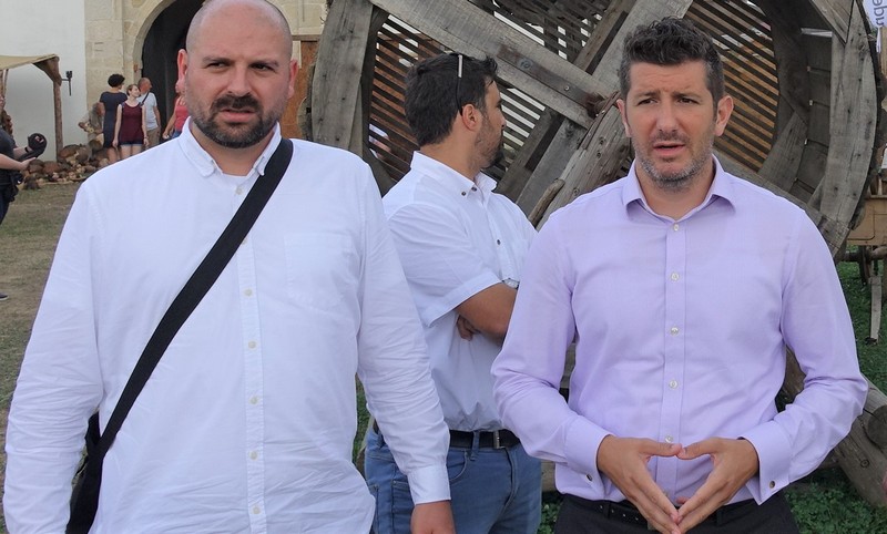 Tomislav Stipić i predsjednički kandidat HSLS-a Dejan Kovač