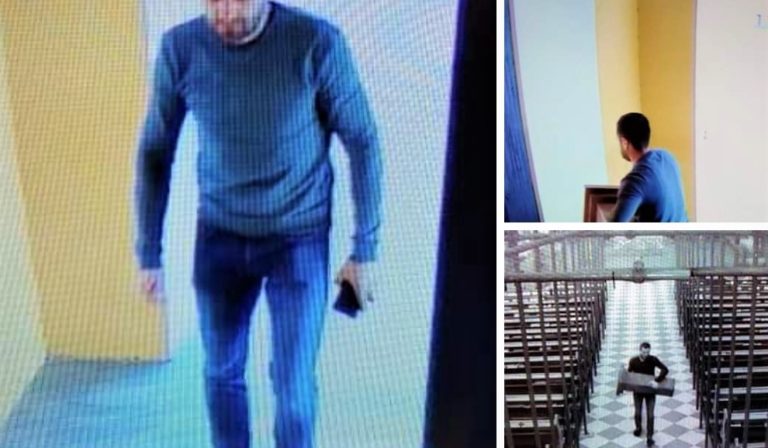 Crkva objavila fotografije lopova koji im je ukrao škrabicu s novcem iz crkve