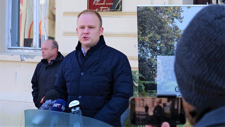 Gradonačelnik Koprivnice Mišel Jakšić