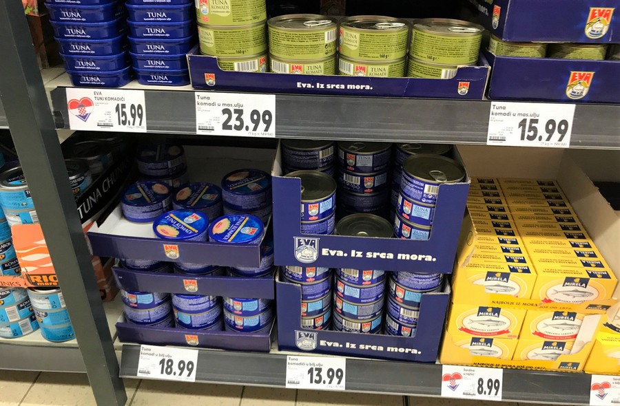 Eva tuna tajland, kaufland