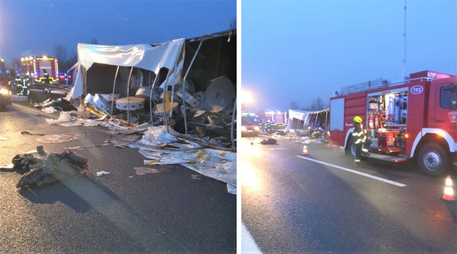 Prometna nesreća, autocesta A3 Novska-Okučani, vatrogasci na terenu