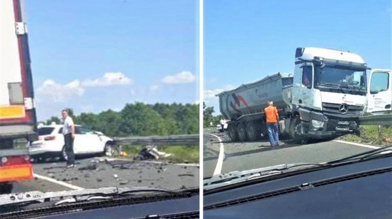 Teška prometna nesreća kod West gatea, sudar kamiona i osobnog automobila