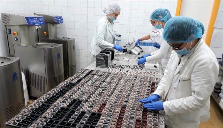 Križevačka Hedona, pogon u kojem se prozvode čokolada i praline