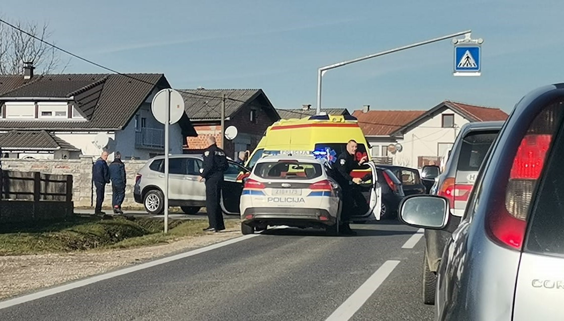 Trostruki sudar u mjestu Slemenice u Međimurju