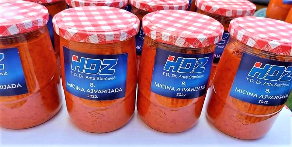 HDZ pripema domaći ajvar