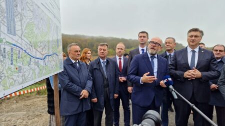 Premijer Andrej Plenković otvorio radove na brzoj cesti prema Koprivnici