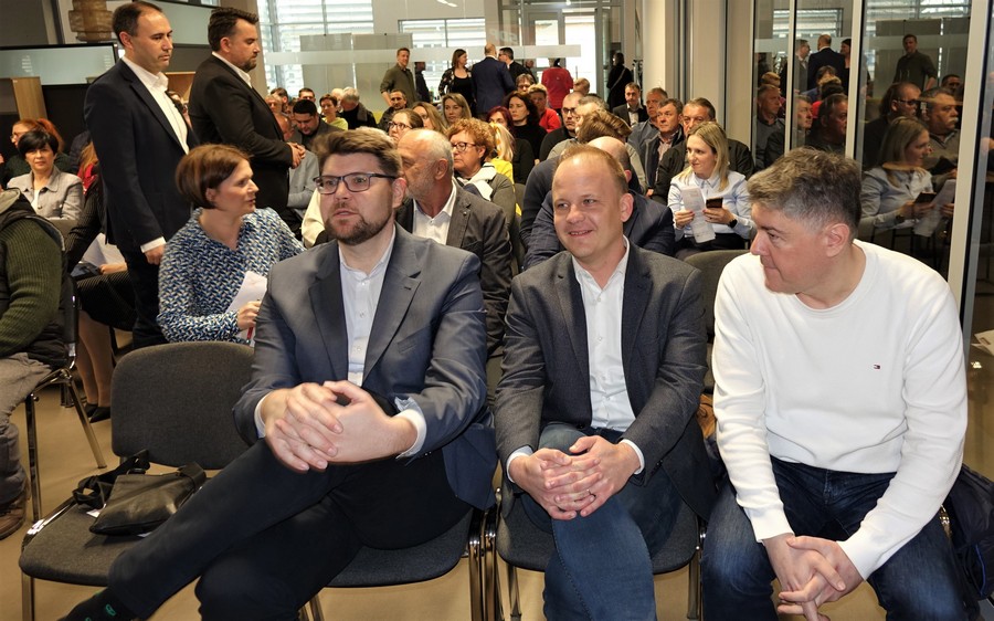 Konvencija SDP-a u Koprivnici: Peđa Grbin, Mišel Jakšić i Boris Lalovac