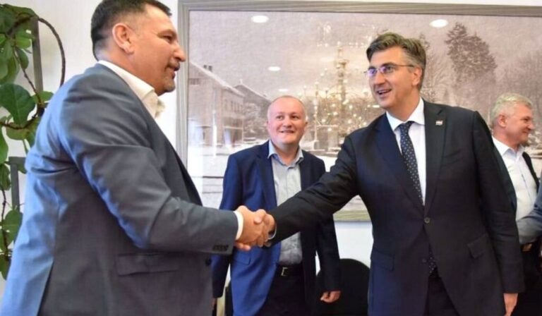 Željko Lacković i Andrej Plenković